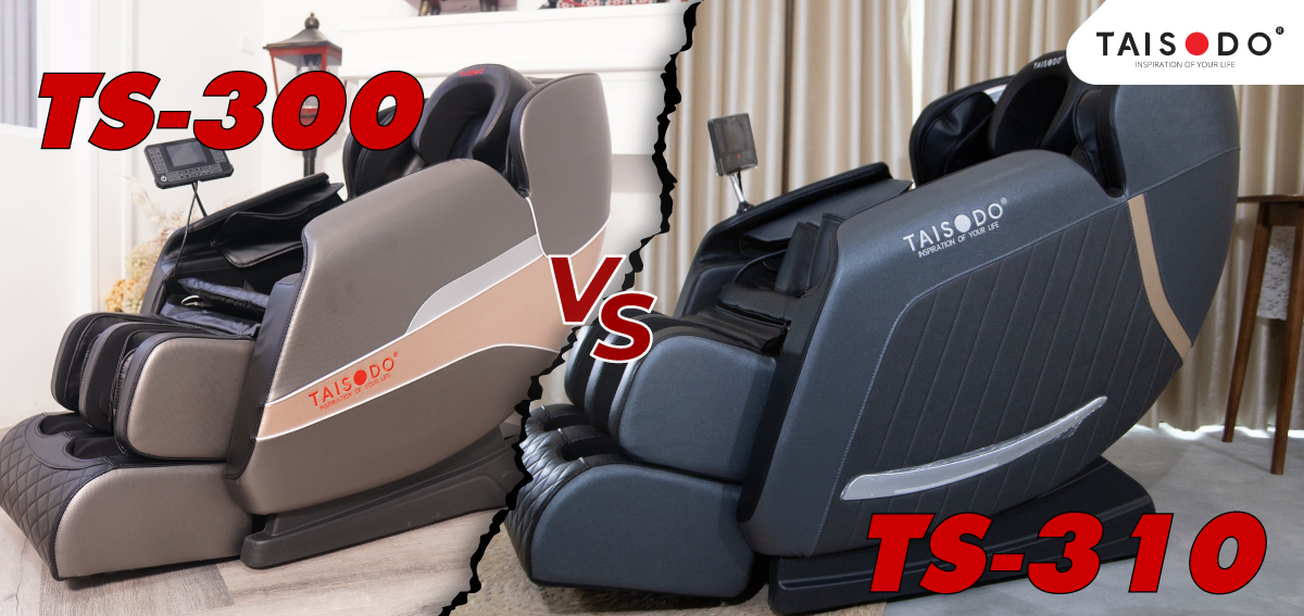 CÙNG MỨC GIÁ TẦM TRUNG, GHẾ MASSAGE TAISODO TS-300 VÀ TS-310 CÓ GÌ KHÁC BIỆT?