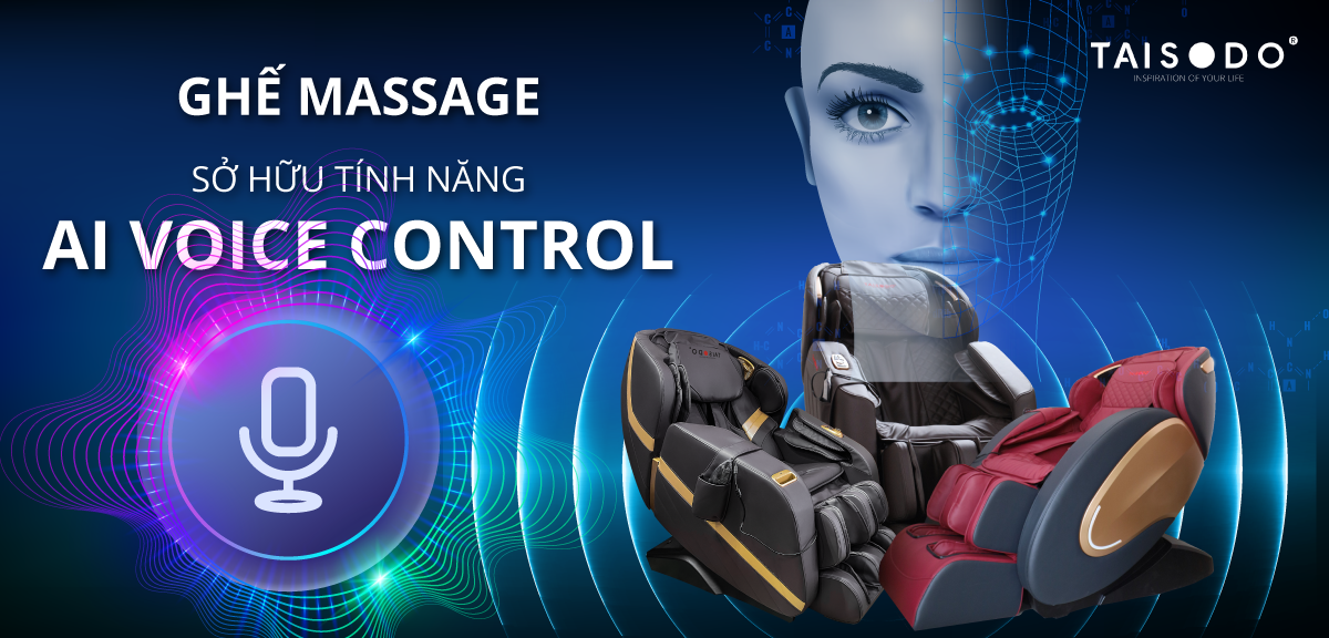 Các loại ghế massage điều khiển bằng giọng nói 