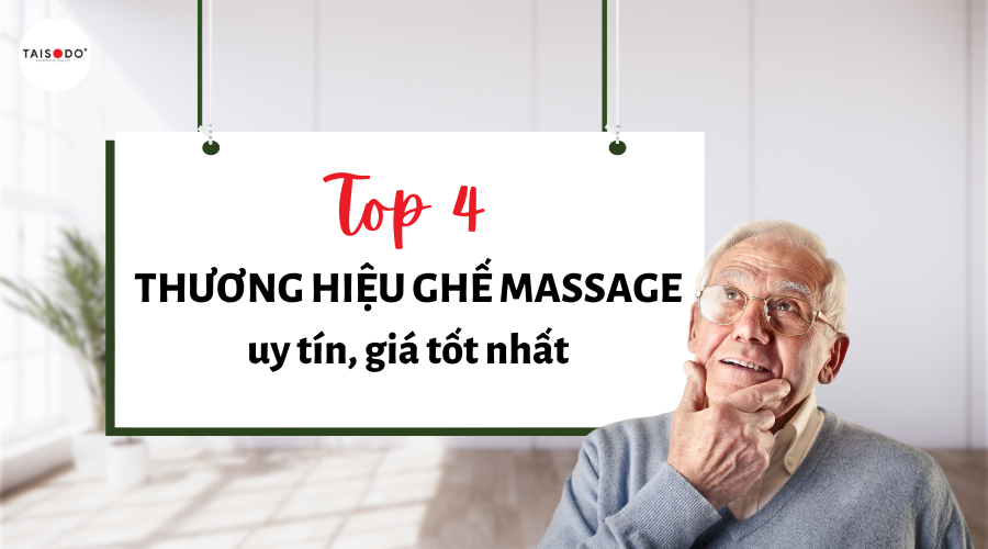 TOP 4 thương hiệu ghế massage uy tín, giá tốt nhất
