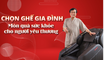 7 lý do nên chọn ghế massage làm quà
